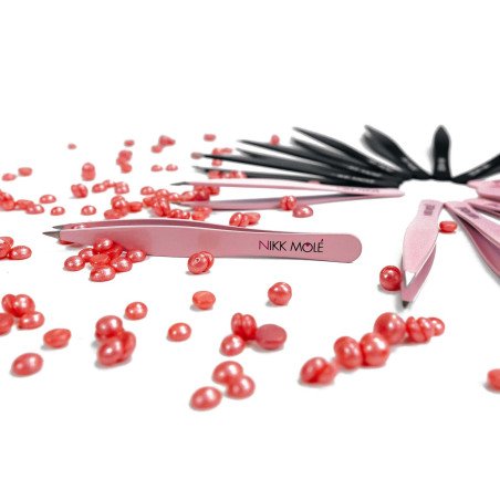 Nikk Mole Pęseta ostra (różowa)