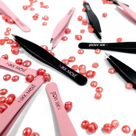 Nikk Mole Pęseta ostra (różowa)