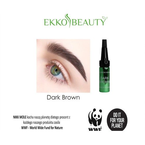 EkkoBeauty Henna Dark Brown 7g/5ml