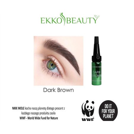 EkkoBeauty Henna Dark Brown 7g/5ml