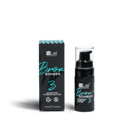 Inlei® ”BROW BOMBER 3” – odżywcze masło do brwi 15ml