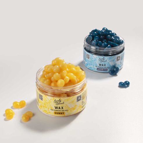 NikkMole Wosk do brwi i twarzy - SUNNY 100g