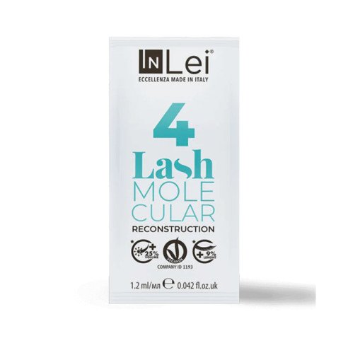 InLei® “LASH MOLECULAR 4” rekonstrukcja molekularna do rzęs i brwi – saszetka 1,2ml