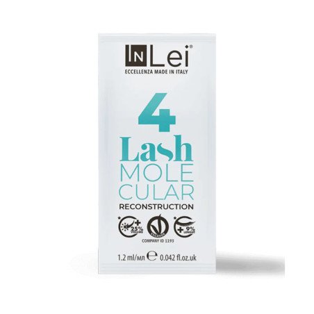 InLei® “LASH MOLECULAR 4” rekonstrukcja molekularna do rzęs i brwi – saszetka 1,2ml