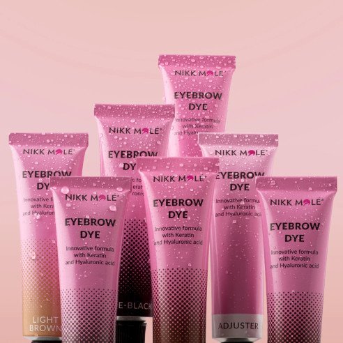 Nikk Mole Farbka żelowa Dark Brown 15ml NEW!