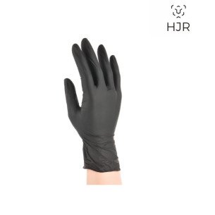 Czarne rękawice nitrylowe INKGUARD HJR ONYKS