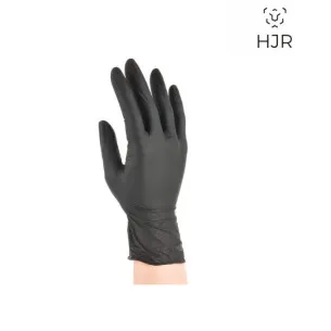 Czarne rękawice nitrylowe INKGUARD HJR ONYKS