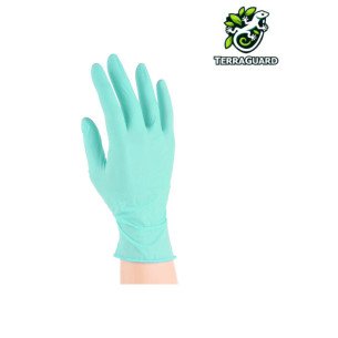 BIO zielone rękawice nitrylowe Terra Guard 50szt.
