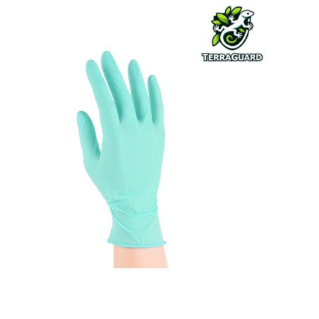 BIO zielone rękawice nitrylowe Terra Guard 50szt.