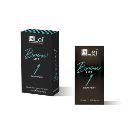 InLei® ”BROW LIFT 1” – trwała do brwi opakowanie 9x,1,2ml