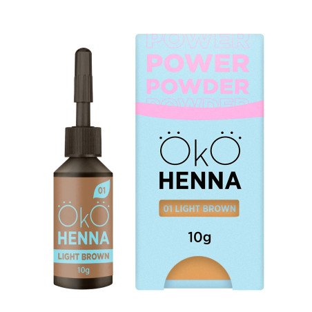 OKO henna do brwi Power Powder - 01 Light Brown OKO henna do brwi Power Powder - 01 Light Brown