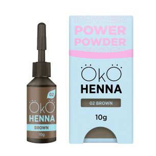 OKO henna do brwi  Power Powder - 02 Brown