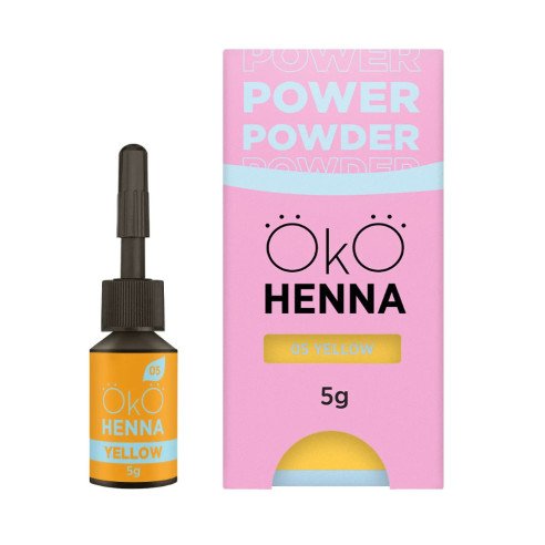 OKO henna do brwi Power Powder - 05 Yellow