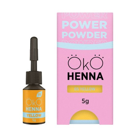 OKO henna do brwi Power Powder - 05 Yellow