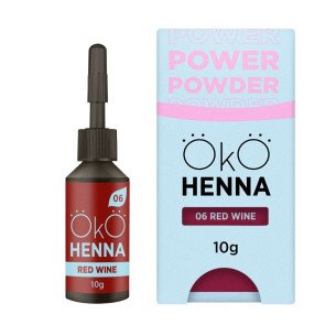 OKO henna do brwi Power Powder - 06 Red Wine