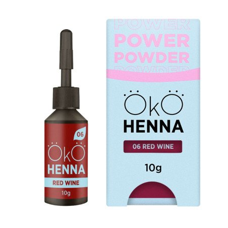 OKO henna do brwi Power Powder - 06 Red Wine