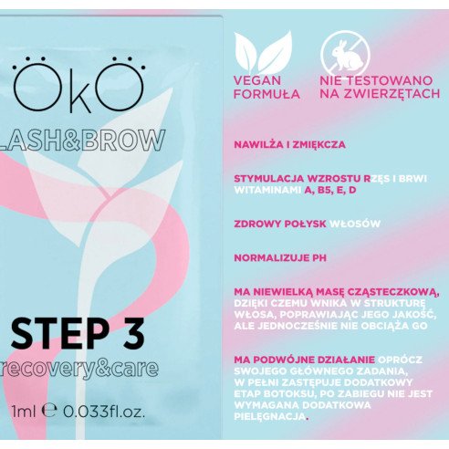 OKO zestaw środków do laminacji rzęs i brwi 3x1ml