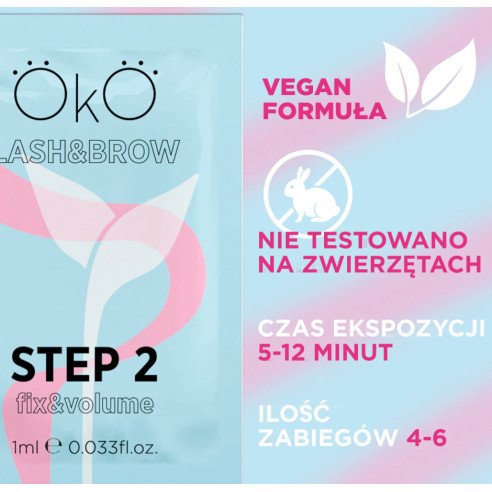 OKO zestaw środków do laminacji rzęs i brwi 3x1ml
