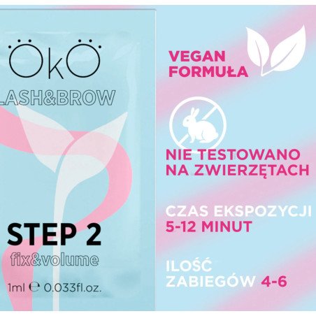OKO zestaw środków do laminacji rzęs i brwi 3x1ml